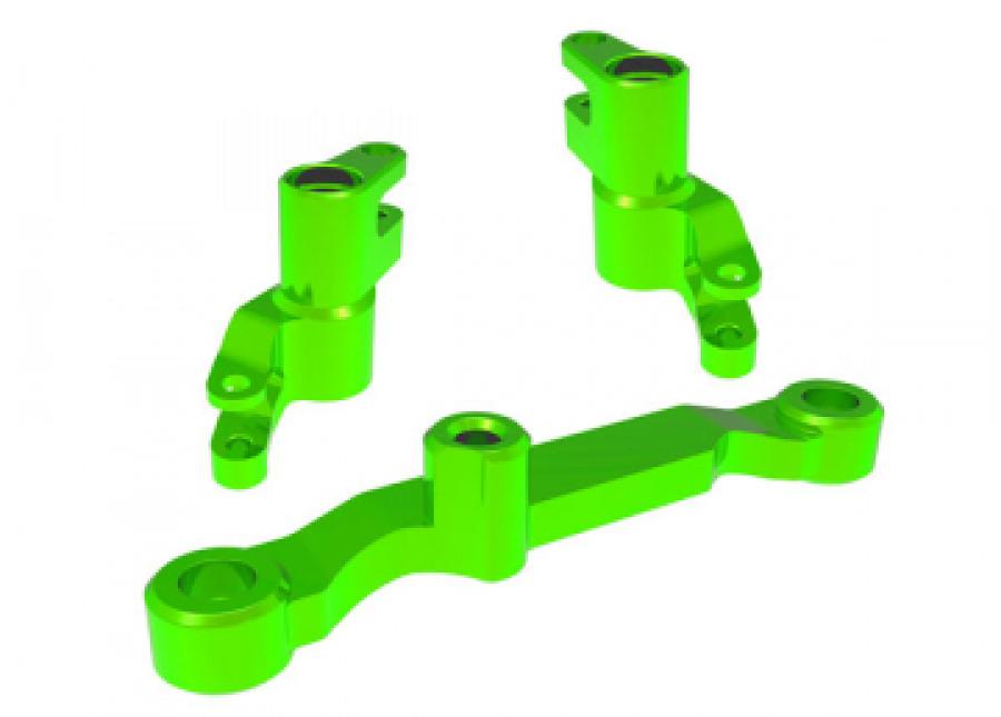 Steering Bellcranks Alu Green Mini Maxx