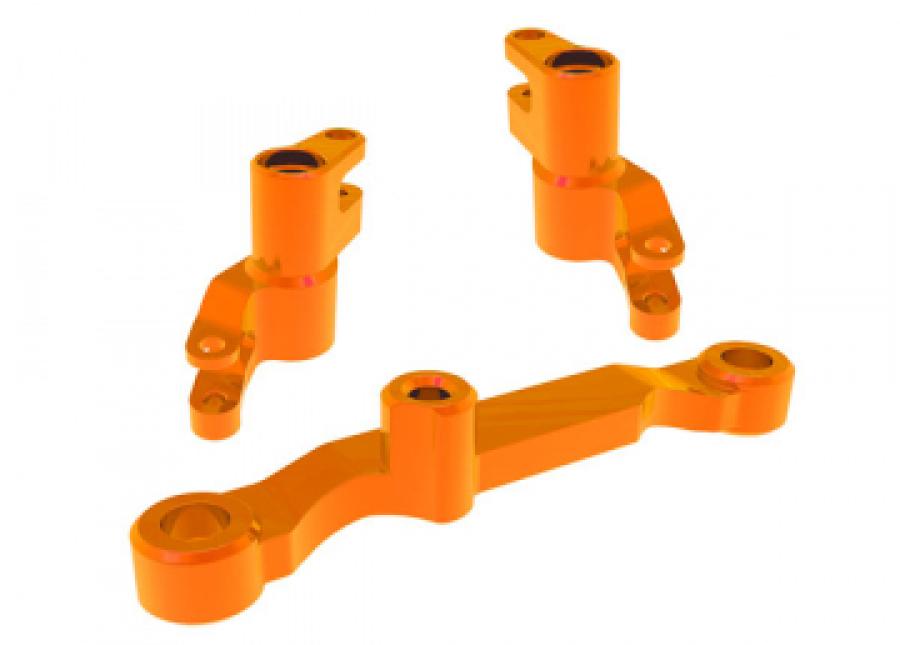 Steering Bellcranks Alu Orange Mini Maxx