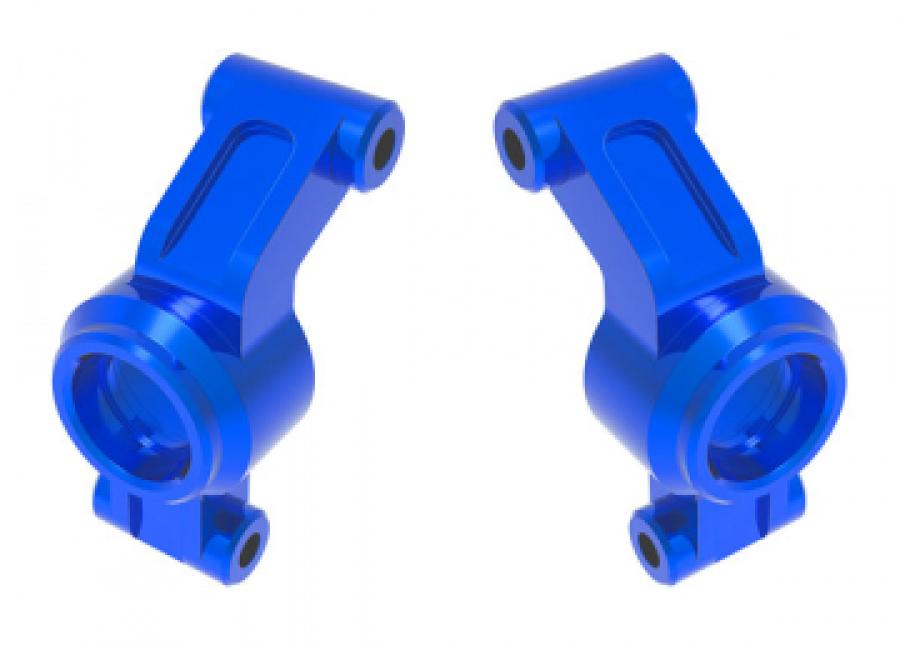 Stub Axle Carriers Alu Blue (Pair) Mini Maxx