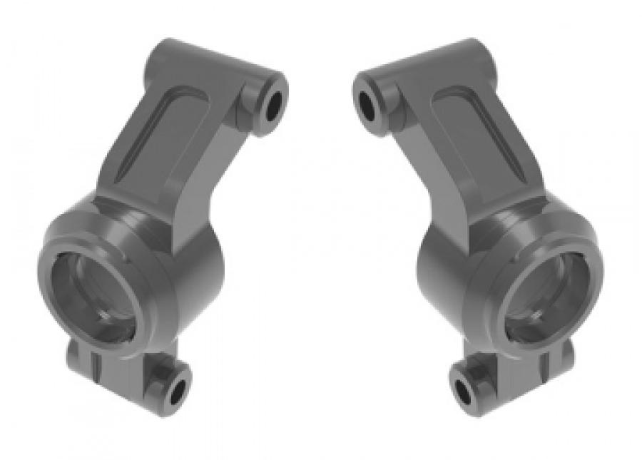 Stub Axle Carriers Alu Gray (Pair) Mini Maxx