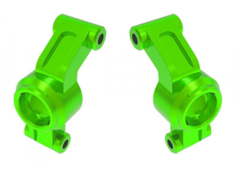 Stub Axle Carriers Alu Green (Pair) Mini Maxx
