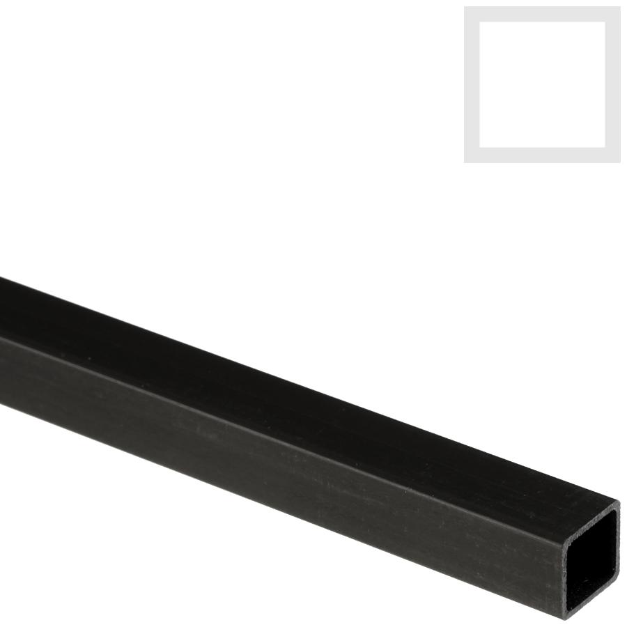 8mm (7mm) Carbon Fibre Square Box Section - 1m Length
