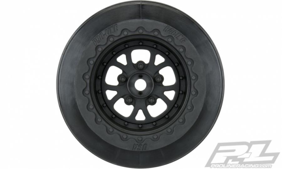 Pomona Drag Spec 2.2"/3.0" Black Wheel for Slash