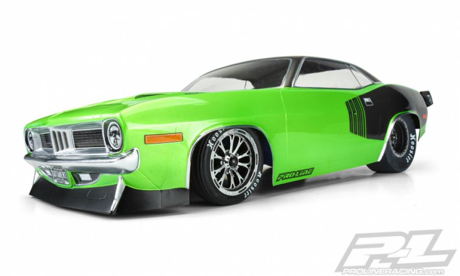1972 Plymouth Barracuda Clear Body Slash 2wd Drag