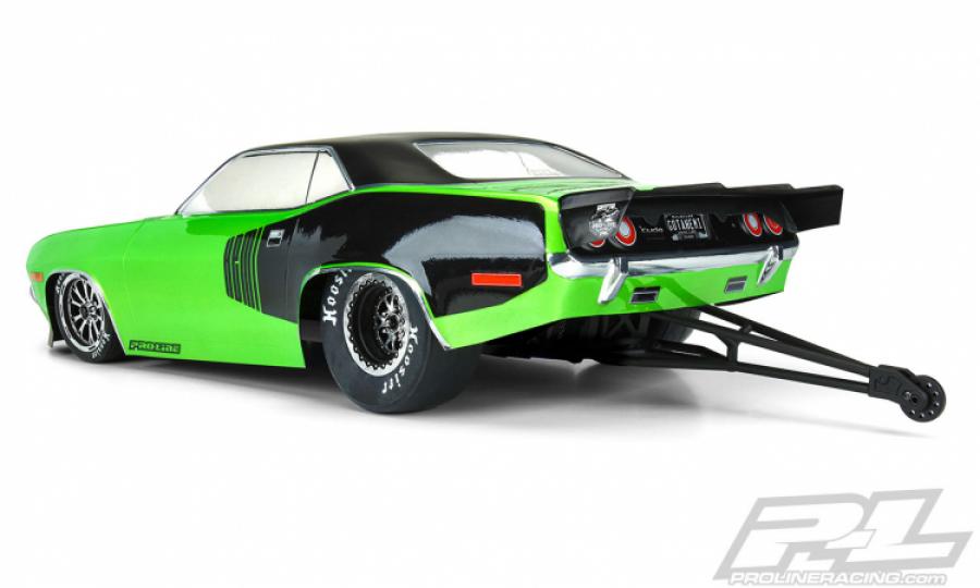 1972 Plymouth Barracuda Clear Body Slash 2wd Drag