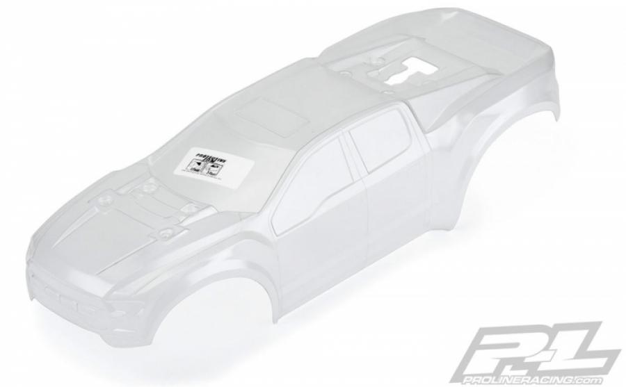 Pre-Cut 2017 FordÂ® F-150 Raptor Clear Body for RustlerÂ® 4x4