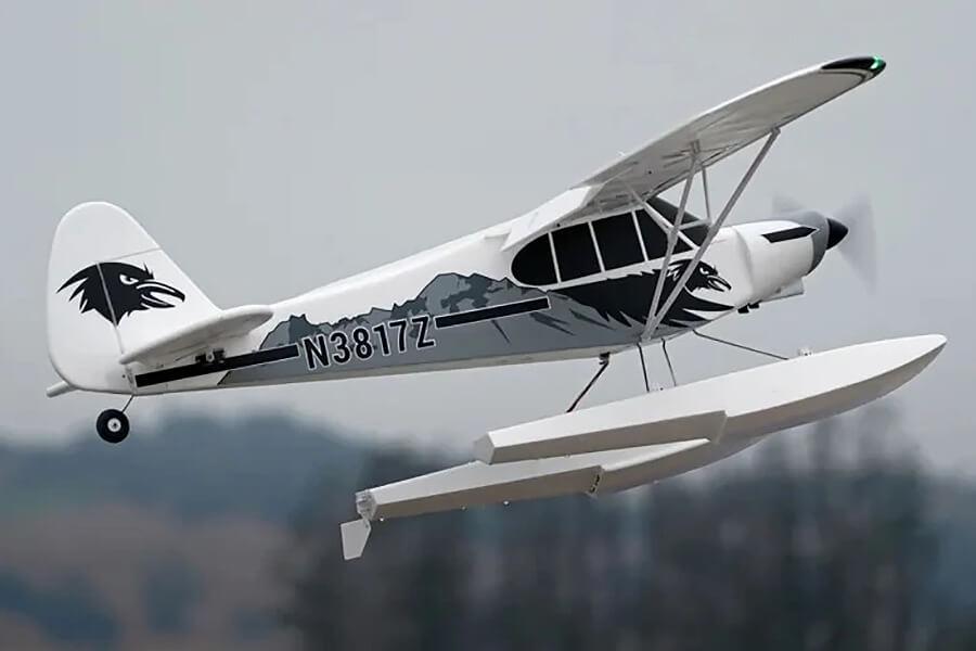 PA-28 Super Cub 1700mm Reflex-Gyro PNP with Floats