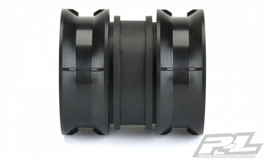 Carbine 1.9" Black Dually Wheels for Crawlers F/R