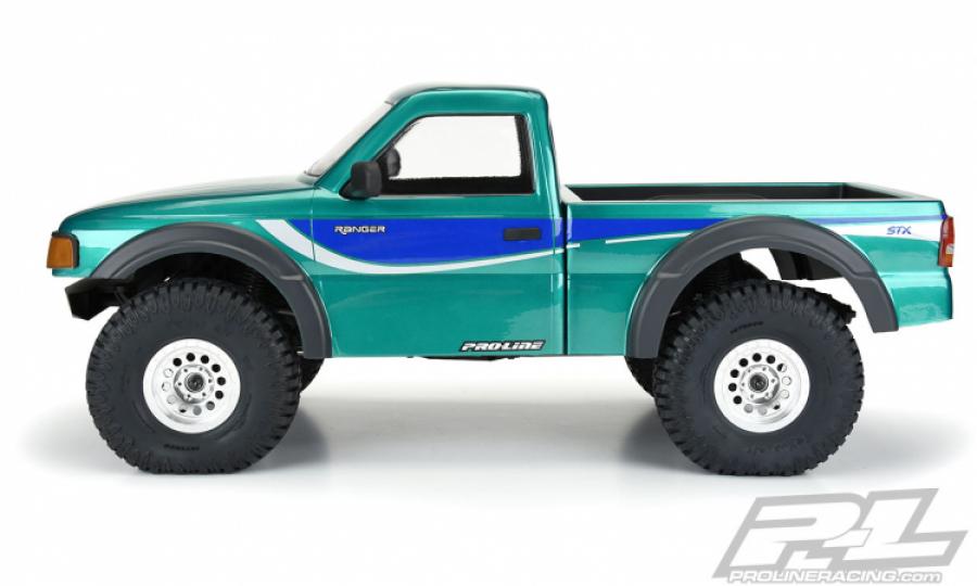 1993 Ford Ranger Clear Body Set 12.3" (313mm) WB Crawler