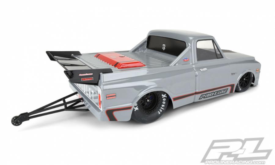 1972 Chevy C-10 Clear Body for Slash 2WD Drag Car