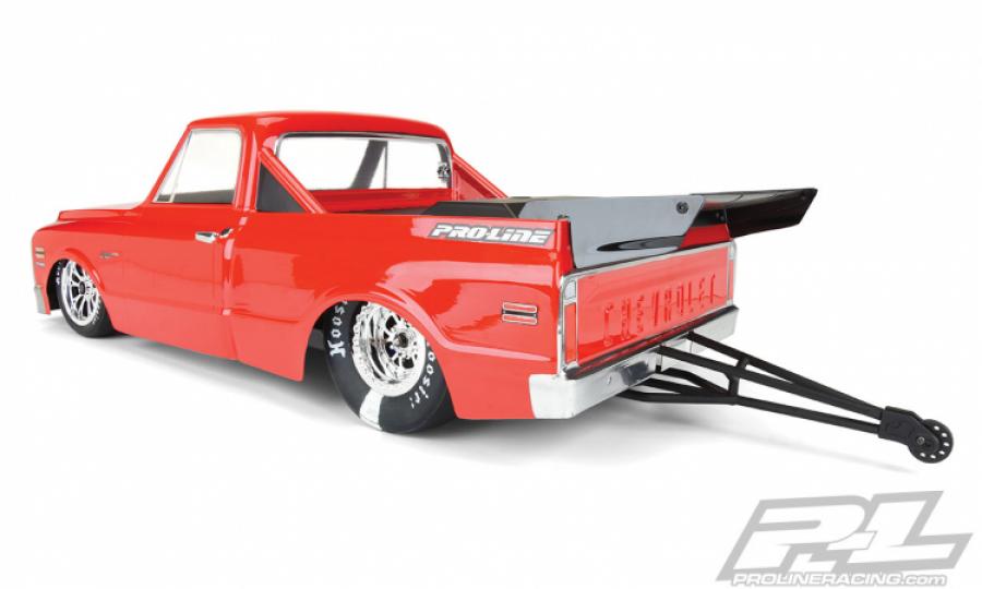 1972 Chevy C-10 Clear Body for Slash 2WD Drag Car