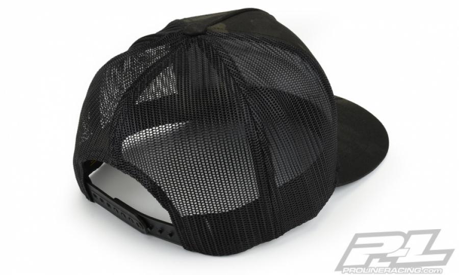 Pro-Line Manufactured Dark Camo Trucker Snapback Hat (One Size Fits Most)