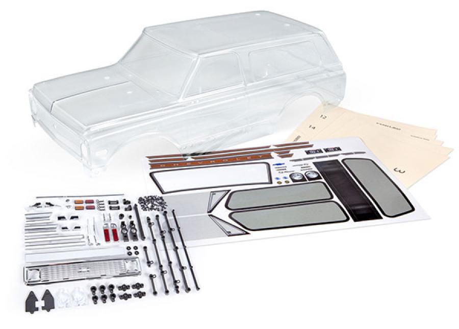 Traxxas Body Chevy Blazer ´72 Clear w Trim TRX9111