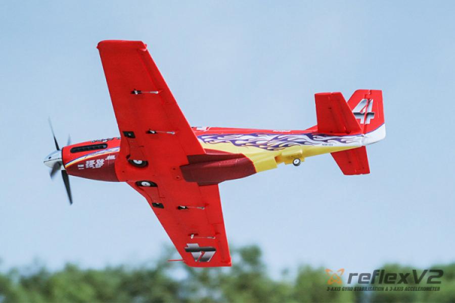 FMS P-51 Dago Red 1100mm Reflex V2