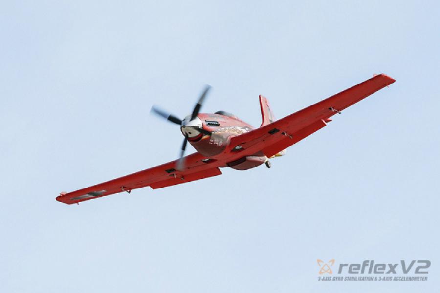 FMS P-51 Dago Red 1100mm Reflex V2