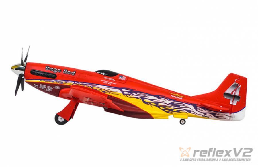 FMS P-51 Dago Red 1100mm Reflex V2