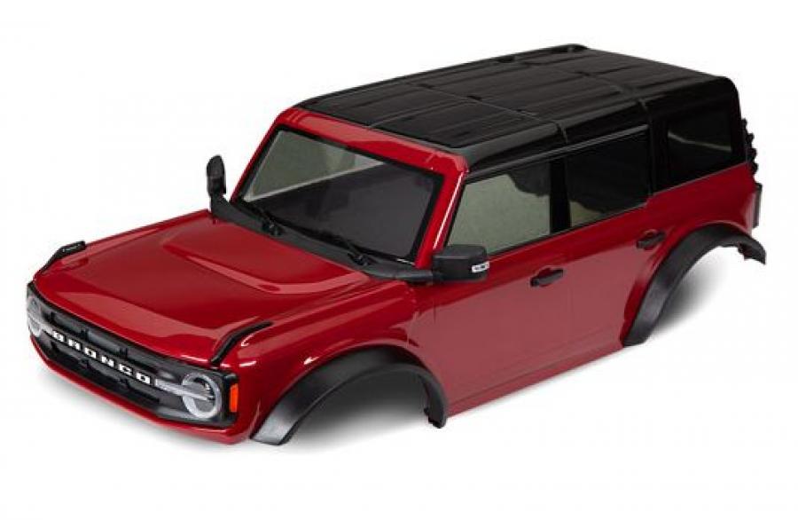 Traxxas Body Ford Bronco 2021 Red Complete TRX9211R