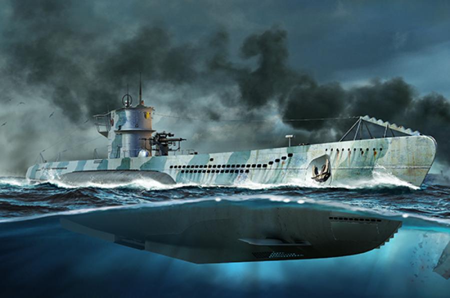Trumpeter 1:144 DKM Navy Type VII-C U-Boat