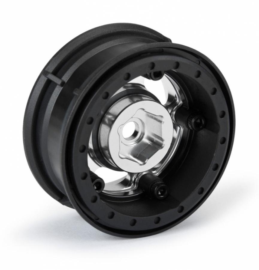 Slot Mag 1.55" Aluminum Composite Internal Bead-Loc Wheels (2) for Rock Crawlers Front or Rear