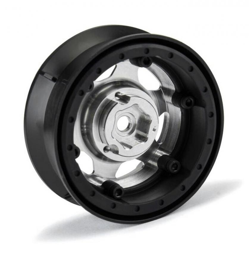 Crestline 1.9" Aluminum Composite Internal Bead-Loc 12mm Wheels (2) for Crawlers F/R