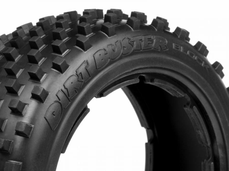 HPI Racing  Dirt Buster Block Tire M Compound (170X60mm/2Pcs) 4848