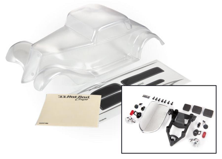 Traxxas Body Factory Five ´33 Hot Rod Coupe© Clear TRX9333