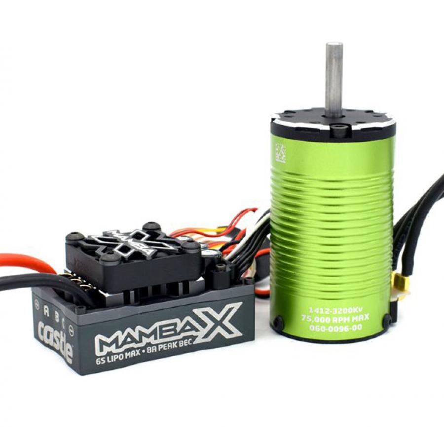 MAMBA X SCT Sensor WP ESC 25,2v and 1412-2100KV 5mm Combo