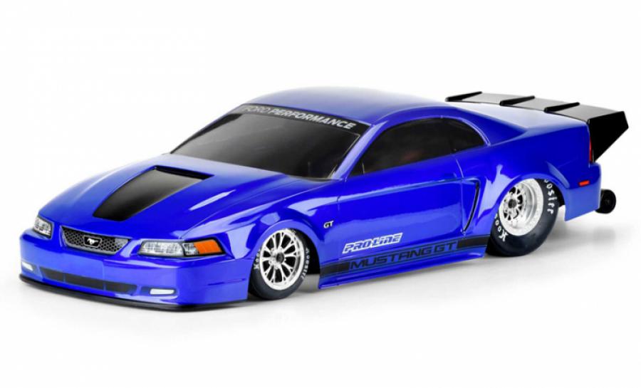 1999 FordA Mustang Clear Body for Slash 2wd Drag Car