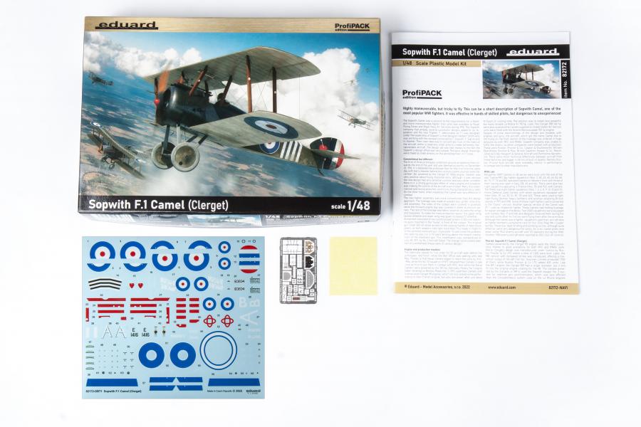 1:48 Sopwith F.1 Camel (Clerget), Profipack