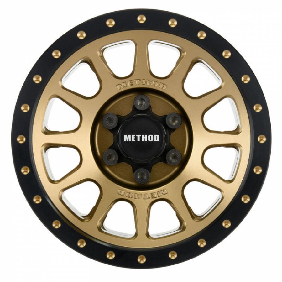 Method 305 NV Bronze 2.9" Aluminum Wheel Faces (2) for Axial SCX6 Stock F/R