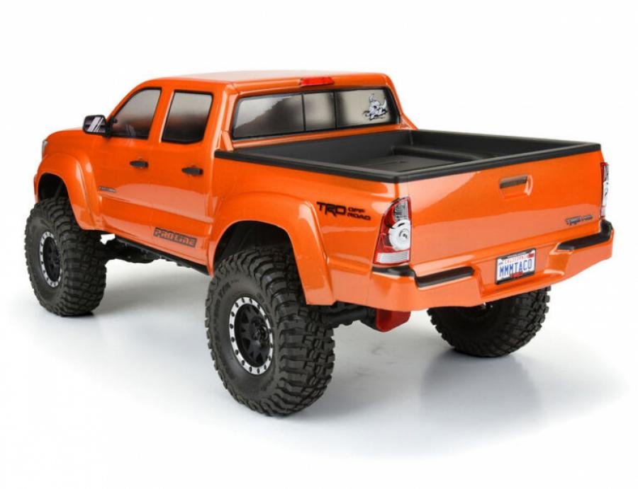 2015 Toyota Tacoma TRD Pro Clear Body with Scale Molded Accessories for 12.3" (313mm) Scale Crawlers