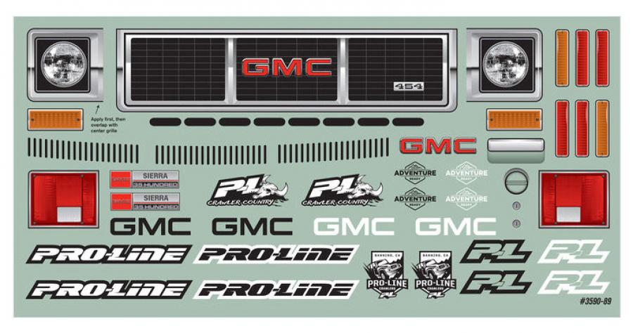 1973 GMC Sierra 3500 Clear Body for 313mm Scale Crawlers with Carbine Dually Wheels
