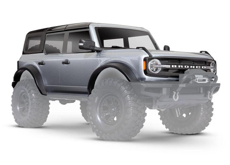 Traxxas Body Ford Bronco 2021 Silver Complete TRX9211G