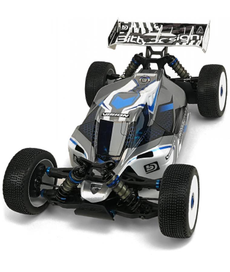 Body VISION 1/8 Buggy AE RC8B3.1E Electric (Clear) Pre-Cut