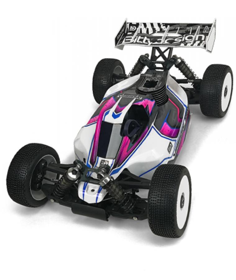 Body VISION 1/8 Buggy Mugen MBX8 (Clear) Pre-Cut