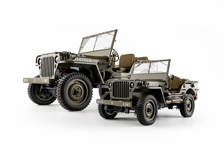 ROC Hobby 1941 Willys MB 1/12th Scaler RTR Crawler RC-auto