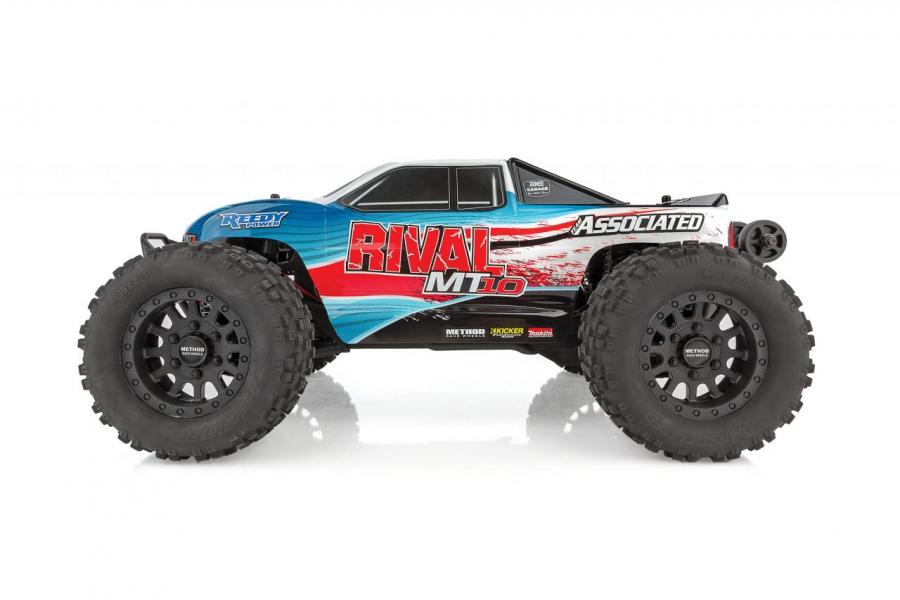 Team Associated Rival MT10 RTR Truck Brushless ja 3S-akku ilman laturia