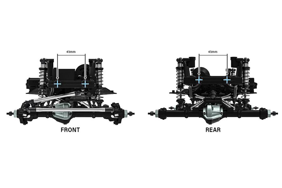 GMADE 1/10 GS02 TS CHASSIS KIT