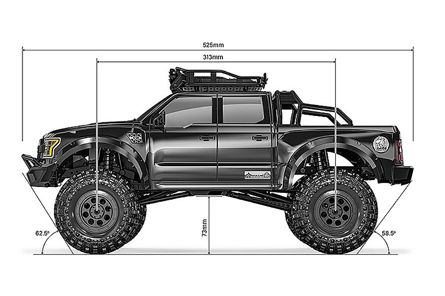 GMADE 1/10 GS02 Komodo RTR Double Cab TS