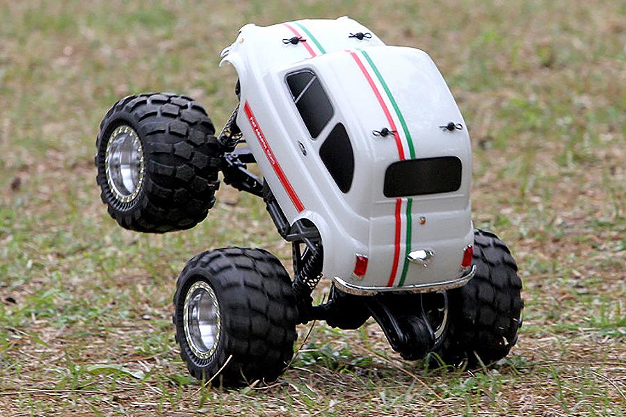 Cen Racing Q-Series Fiat Abarth 595 1/12 Solid Axle RTR Monster RC-auto