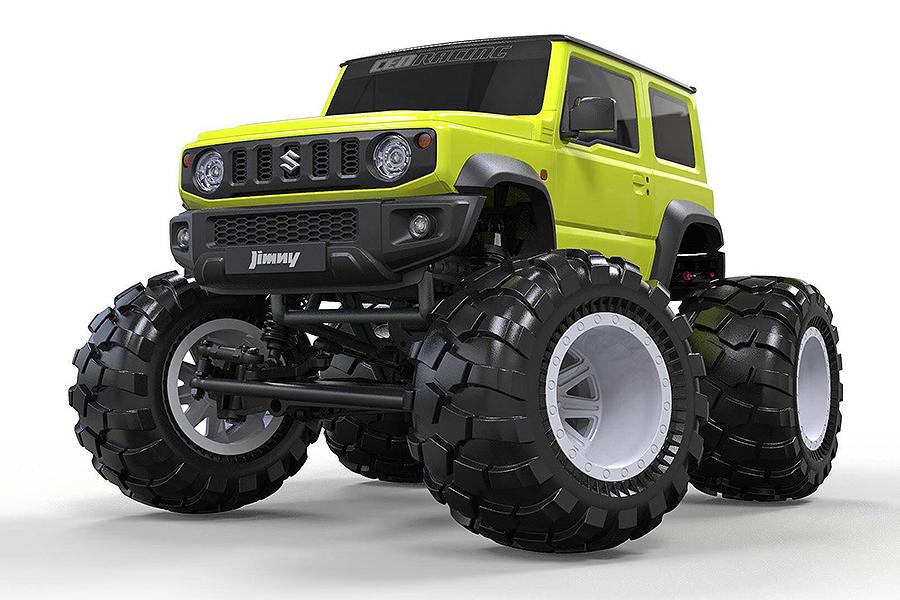 Cen Racing Q-Series Suzuki Jimny Yell 1/12 Solid Axle RTR Monster RC-auto