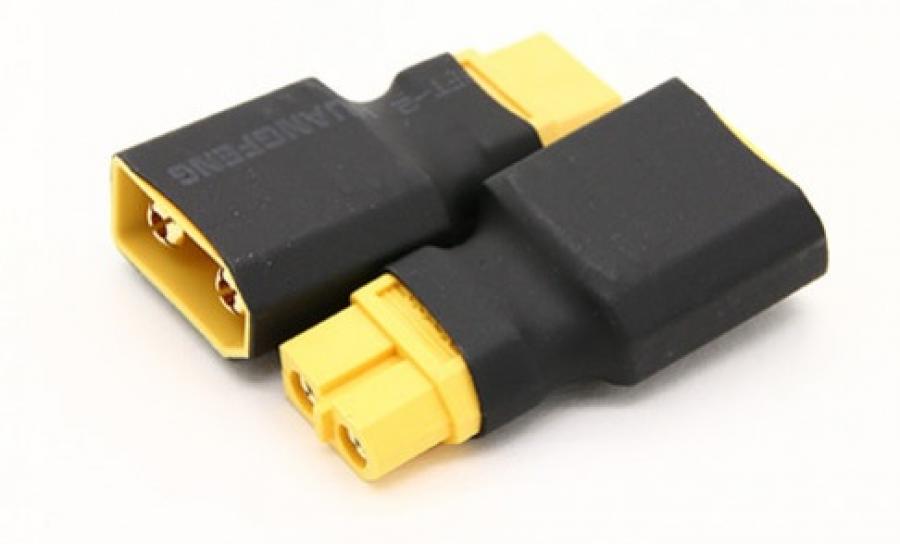 ETRONIX FEMALE XT-60 TO MALE XT90 PLUG CONNECTOR ADAPTOR