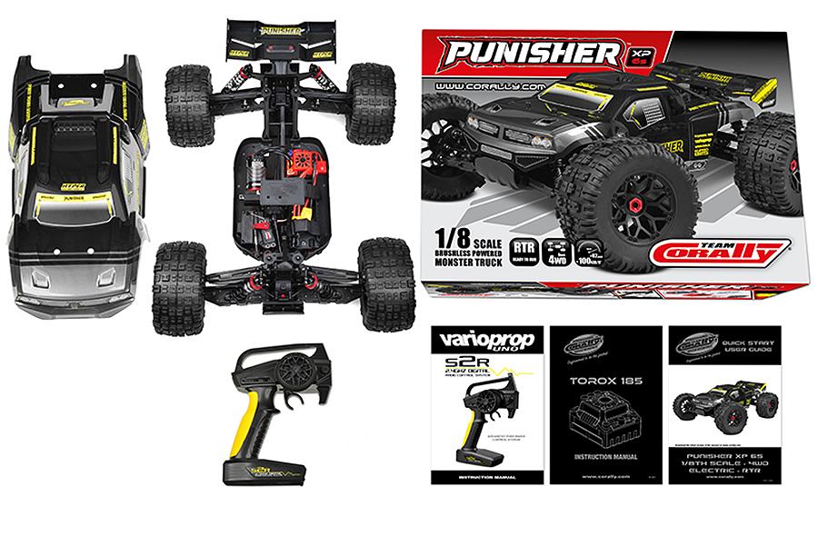 Team Corally Punisher XP 6S Monster Truck 1/8 Brushless RTR 