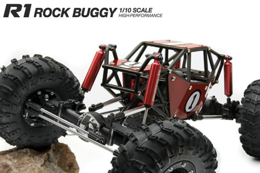 Gmade 1/10 R1 Rock Buggy 4WD Crawler Kit (Clear Panels)