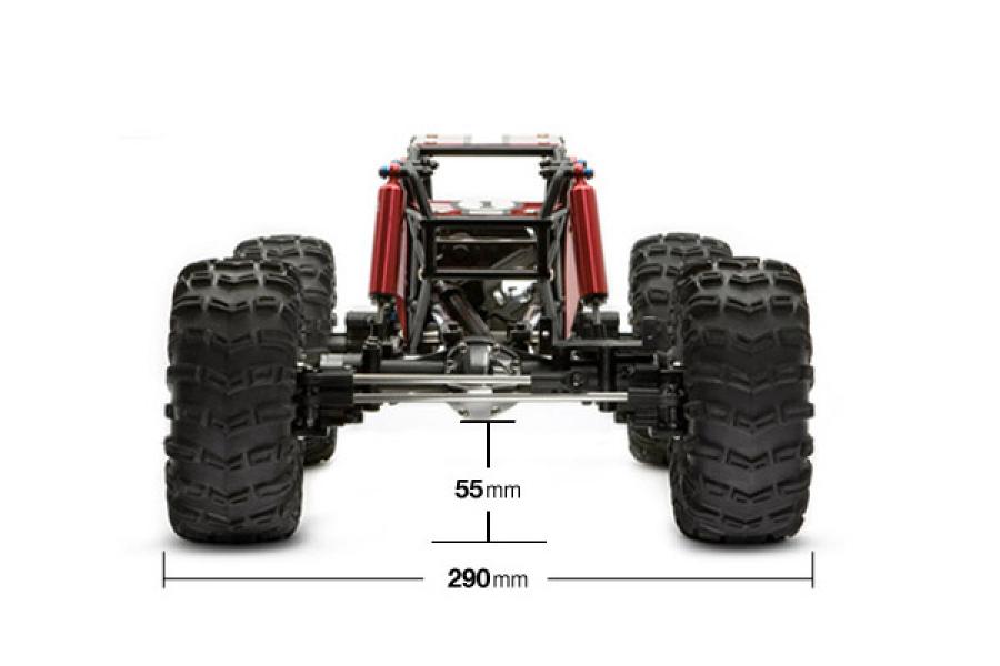 Gmade 1/10 R1 Rock Buggy 4WD Crawler Kit (Clear Panels)