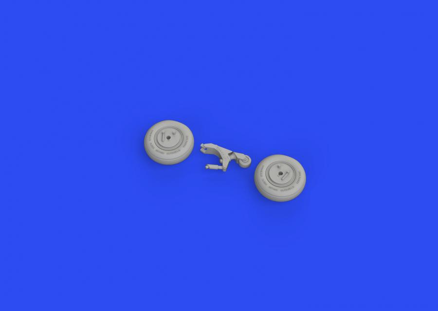 1/48 A6M2 wheels, for EDUARD