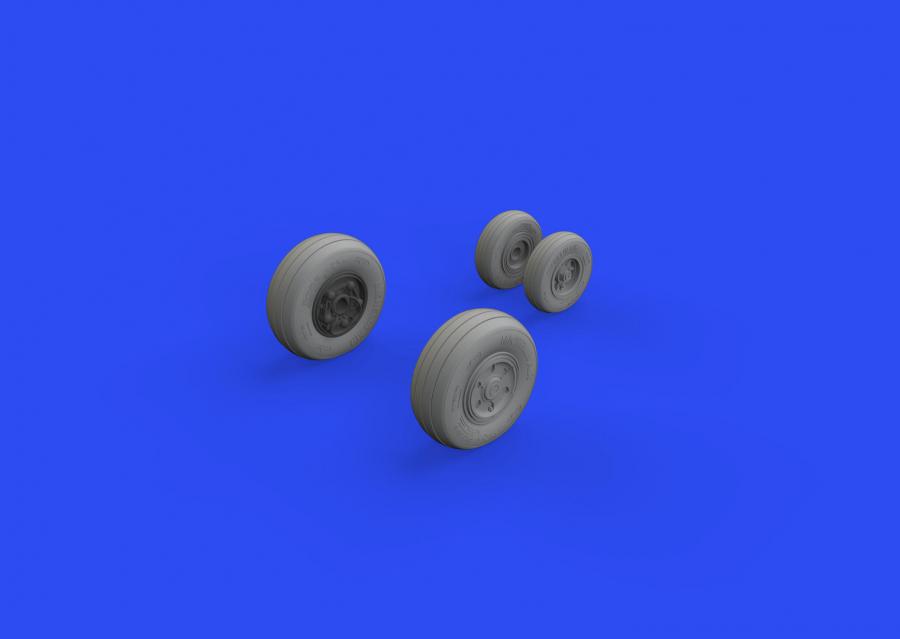 1/48 F/A-18E wheels, for MENG