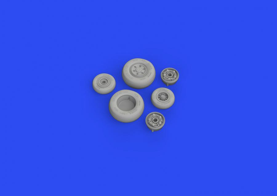 1/48 F/A-18E wheels, for MENG