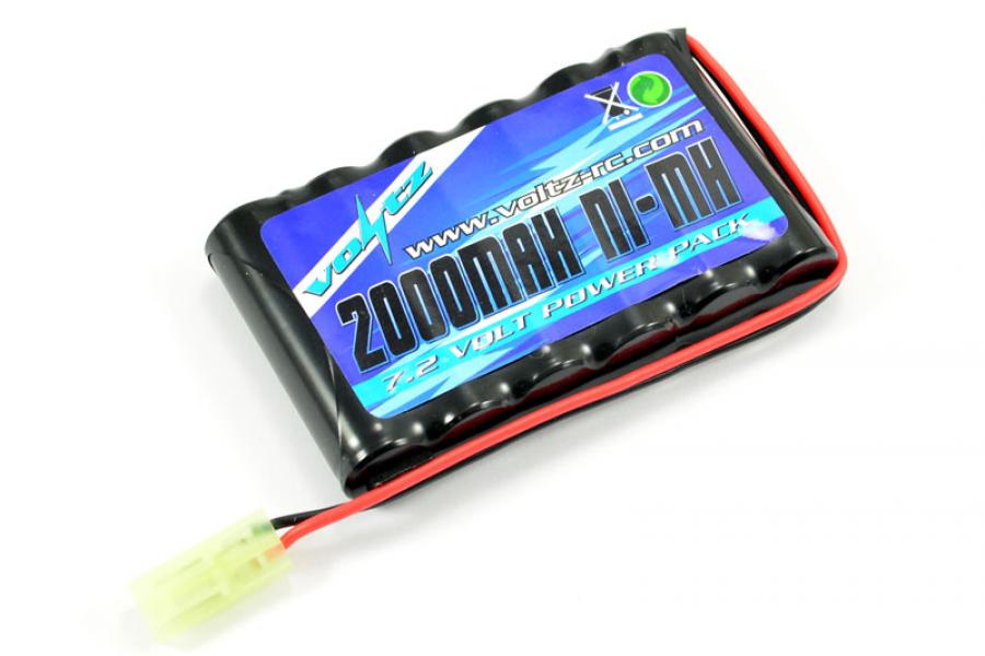 Voltz Hobby 7.2V 2000mAh AA Akku Pack W/ Mini Tamiya Liitin (He00011)