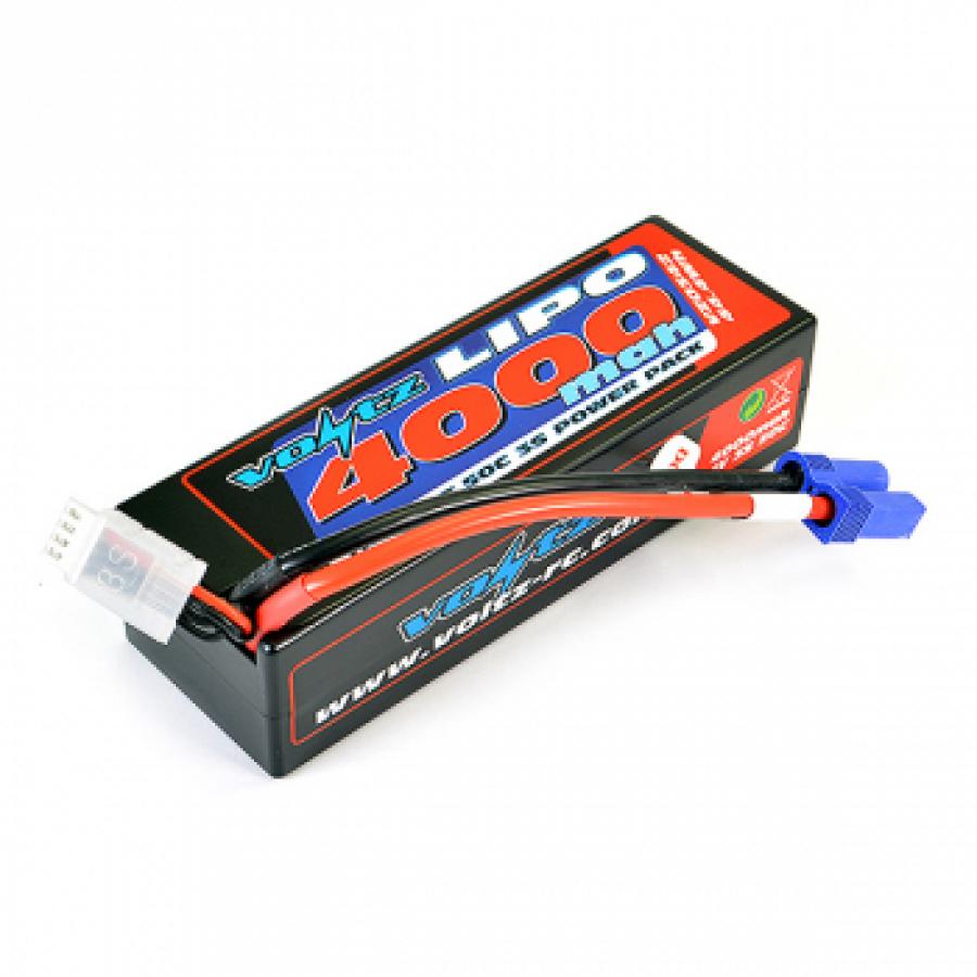 Voltz 4000Mah Hard Case 11.1V 50C Lipo Stick Pack W/Ec5